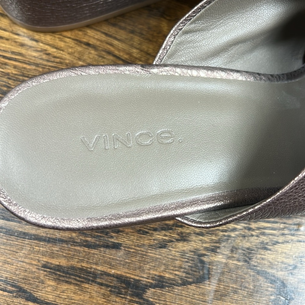 Vince Metallic Sandals - Picture 3 of 7